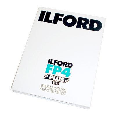 Фотопленка Ilford FP4 PLUS 125, 13x18 см, 25 листов