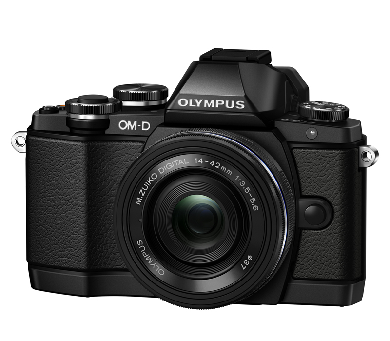 Беззеркальный фотоаппарат Olympus OM-D E-M10 Pancake Zoom Black kit (+ 14-42 EZ)