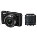 Беззеркальный фотоаппарат Nikon 1 S1 Kit  +  11-27.5 + 30-110 черный