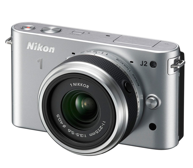 Беззеркальный фотоаппарат Nikon 1 J2 Kit  + 11-27.5 серебристый