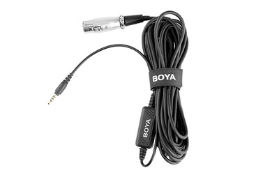 Кабель Boya BY-BCA6, микрофонный, XLR / 3.5 мм TRRS