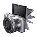 Беззеркальный фотоаппарат Sony Alpha a5000 + 16-50 PZ Silver kit