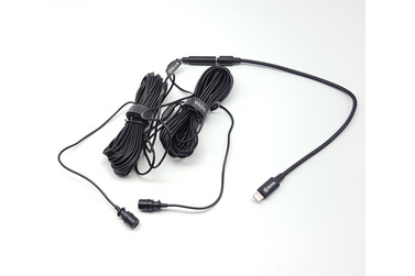 Микрофон Boya BY-M2D, петличный, всенаправленный, двойной, Lightning (MFI)