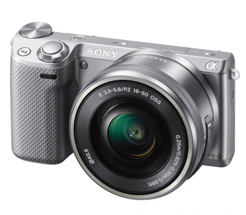Беззеркальный фотоаппарат Sony NEX-5TL + 16-50 PZ Silver kit
