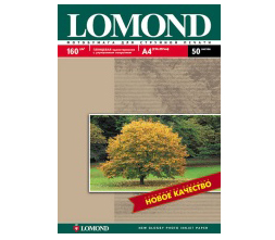 Бумага Lomond A4, глянцевая, 160 г/м², 50 листов