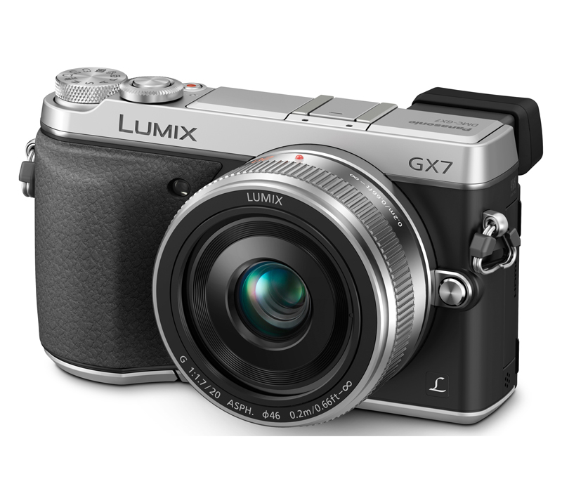 Беззеркальный фотоаппарат Panasonic Lumix DMC-GX7 + 20mm Kit серебристый