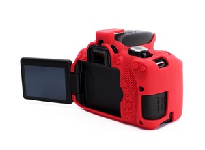 Защитный резиновый чехол easyCover для Canon EOS 650D, 700D, красный