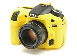 Чехол easyCover для Nikon D7100 и D7200, жёлтый