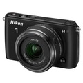 Беззеркальный фотоаппарат Nikon 1 S1 Kit  +  11-27.5  черный