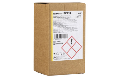 Тонер для бумаги Foma Fomatoner Sepia 2 x 250 ml уцененный