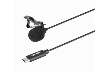 Микрофон Boya BY-M3, петличный, всенаправленный, USB Type-C