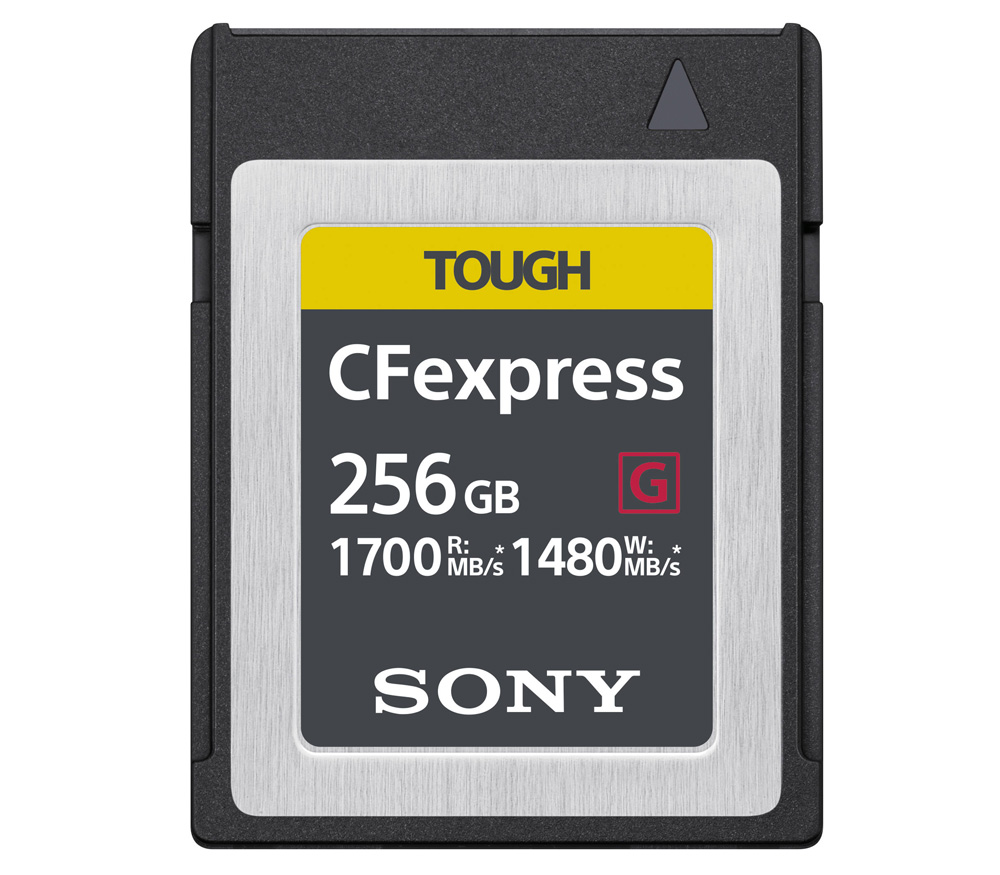 Карта памяти Sony CFexpress Type B 256GB, чтение 1700, запись 1480 МБ/с