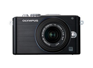Беззеркальный фотоаппарат Olympus Pen E-PL3 black kit 14-42 II R
