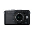 Беззеркальный фотоаппарат Olympus Pen E-PL3 black kit 14-42 II R