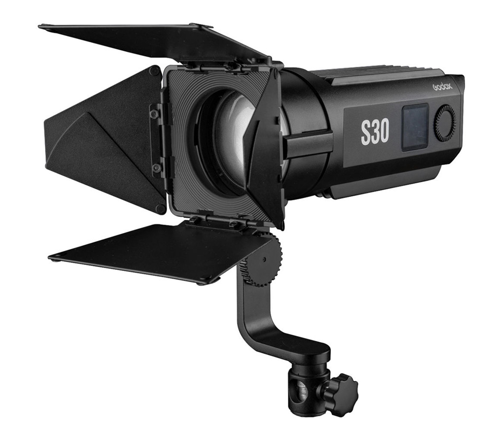 Осветитель Godox S30, светодиодный, фокусируемый, 30 Вт, 5600К