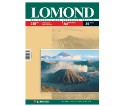 Бумага Lomond A4, глянцевая, 230 г/м², 25 листов
