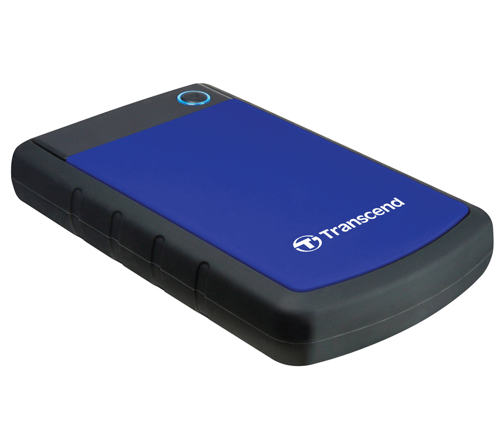 Внешний HDD диск  Transcend StoreJet 25H3 1TB USB 3.0, синий