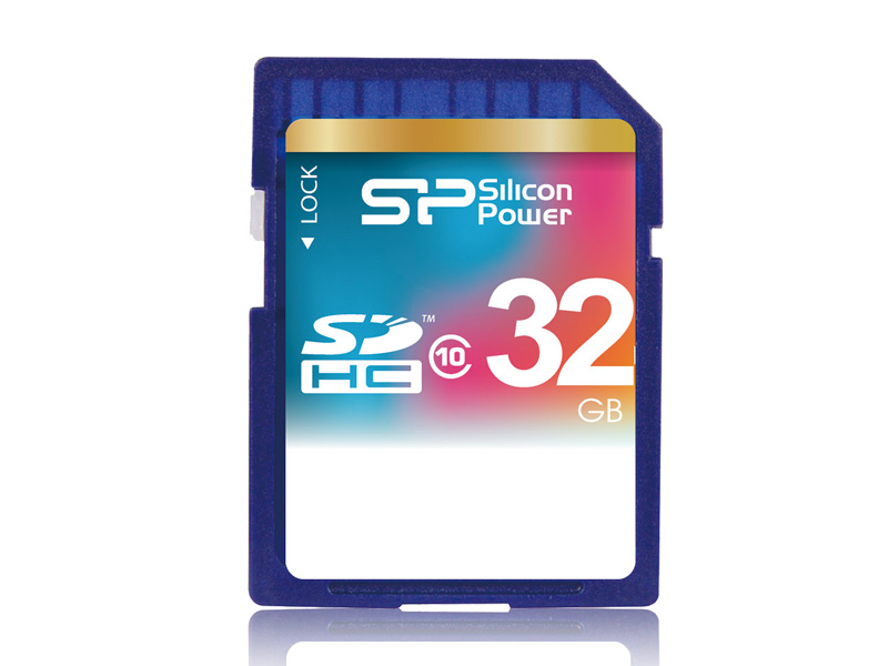 Карта памяти Silicon Power SDHC 32GB  Class 10 (SP32GBSDHC10)