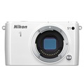 Беззеркальный фотоаппарат Nikon 1 S1 Kit  +  11-27.5  белый + карточка 8Gb +чехол + кабель