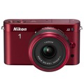 Беззеркальный фотоаппарат Nikon 1 J2 Kit  + 11-27.5 красный