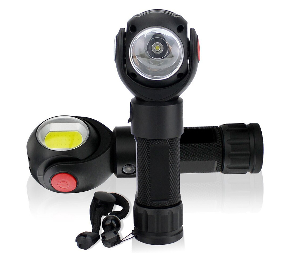 Ручной фонарик Yiwu 1315 с поворотной секцией и магнитом от Яркий Фотомаркет