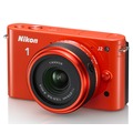 Беззеркальный фотоаппарат Nikon 1 J2 Kit  +  11-27.5  оранжевый