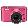 Беззеркальный фотоаппарат Nikon 1 J2 Kit  +  11-27.5  розовый