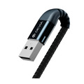 USB-кабель Devia Braid (USB-A / USB-C) 1 м, черный