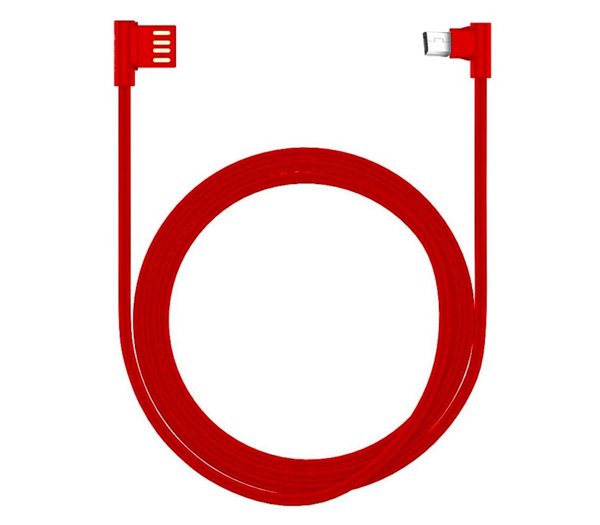 USB-кабель Devia King Series Dual Angle USB Micro, красный