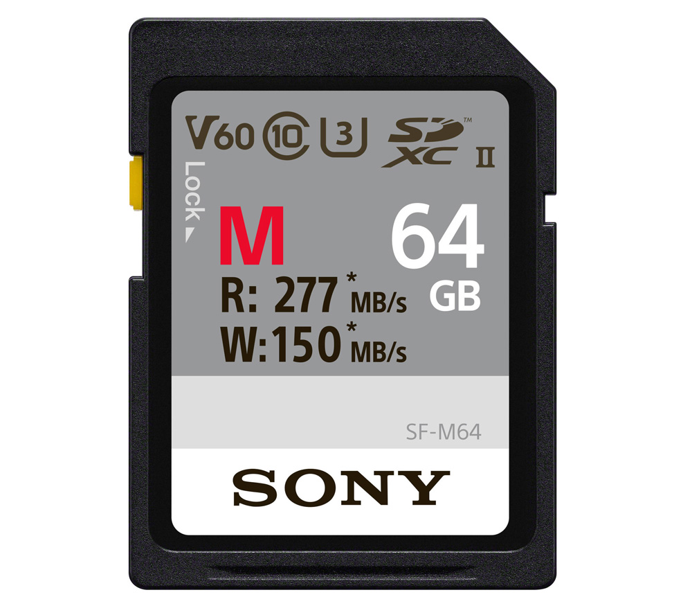 SDXC 64GB V60 UHS-II 150/277Mb/s SF-M