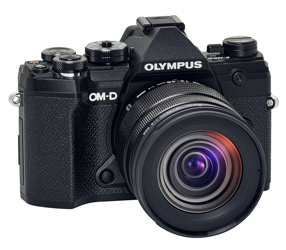 Беззеркальный фотоаппарат Olympus OM-D E-M5 Mark III 12-45 f/4 kit, черный