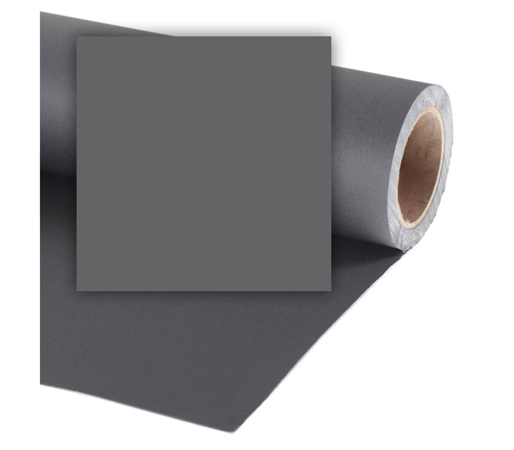 Фон Colorama Charcoal, бумажный, 2.7 x 11 м, темно-серый