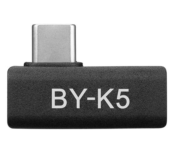 Адаптер Boya BY-K5 угловой с USB Type-C на Type-C