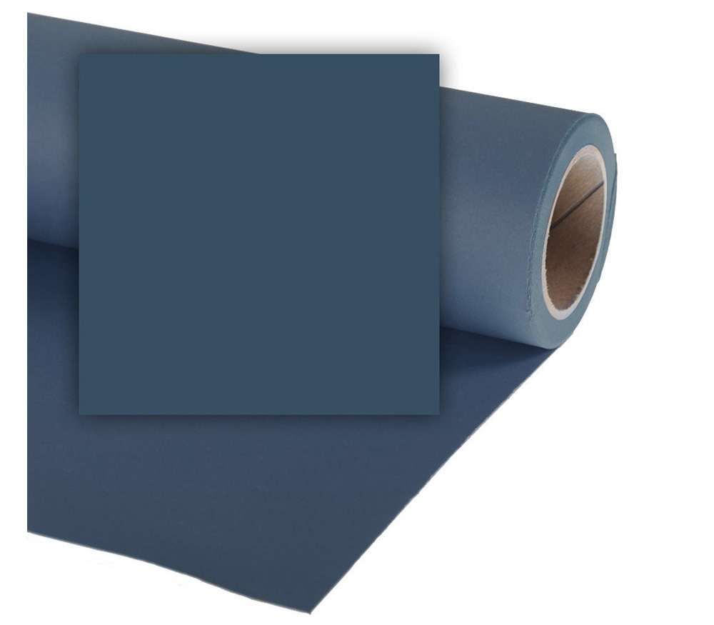 Фон Colorama Oxford Blu, бумажный, 2.7 х 11 м, синий от Яркий Фотомаркет
