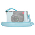 Ремень Leica кожаный плечевой для Leica Q2, голубой