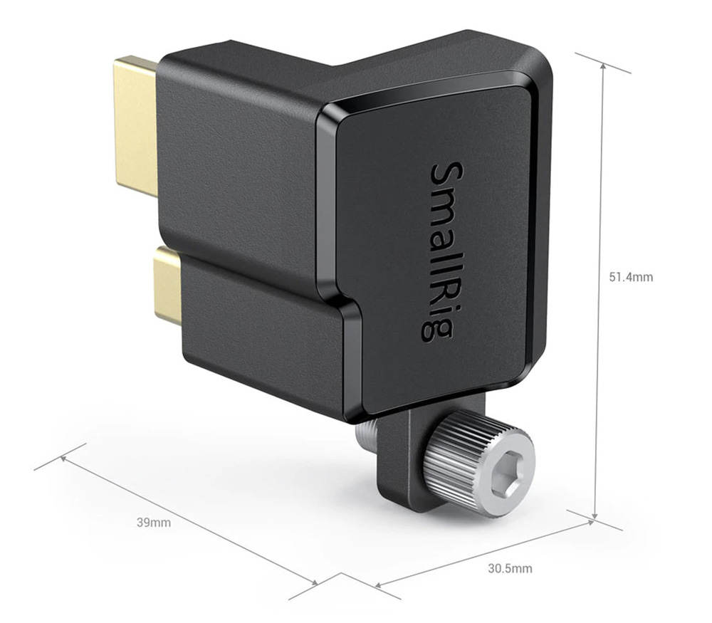 Угловой адаптер SmallRig AAA2700 для HDMI / USB Type-C, BMPCC 4K от Яркий Фотомаркет