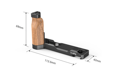 Площадка SmallRig 2936 L-Bracket для Sony ZV1, с деревянной ручкой