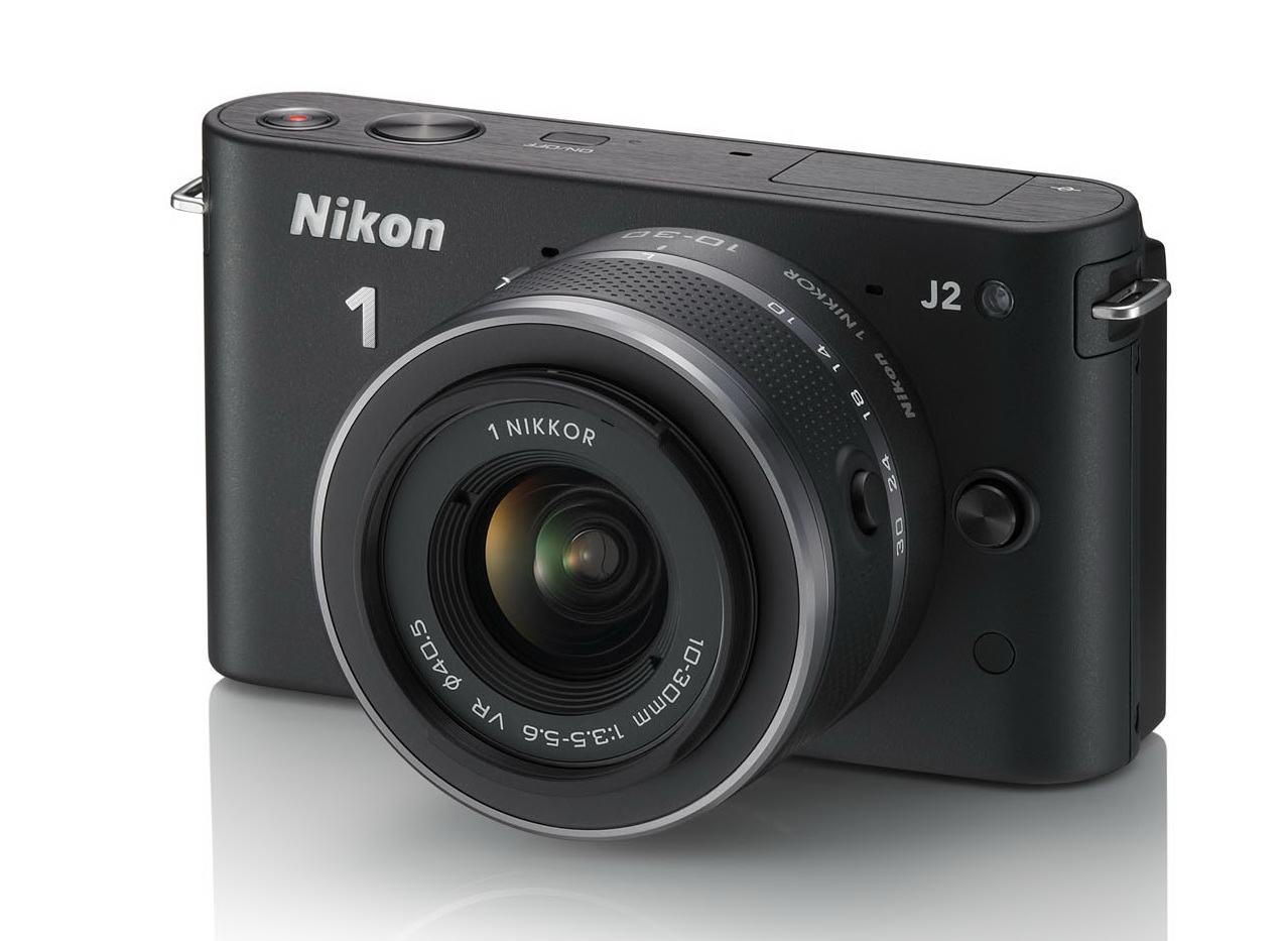 Беззеркальный фотоаппарат Nikon 1 J2 Kit + 10-30/3,5-5,6 VR чёрный