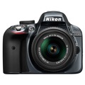 Зеркальный фотоаппарат Nikon D3300 Kit 18-55 AF-S DX G VR II серый