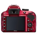 Зеркальный фотоаппарат Nikon D3300 Kit 18-55 AF-S DX G VR II красный