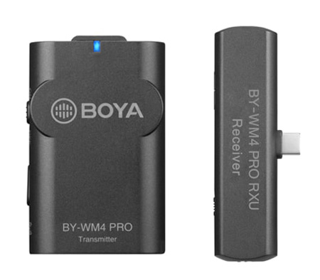 Беспроводная система Boya BY-WM4 Pro-К5, цифровая 2.4 ГГц, 2 канала, Type-C