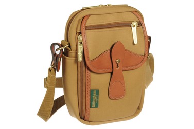 Сумка Billingham Stowaway Airline Shoulder Bag (Khaki with Tan Leather Trim)