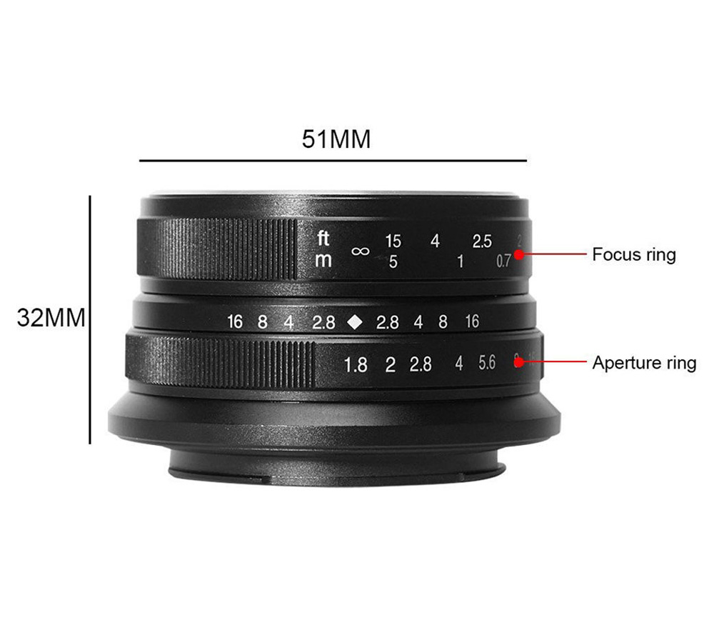 25mm f/1.8 Sony E (APS-C)