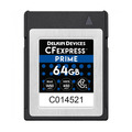 Карта памяти Delkin Devices CFexpress Type B 64GB Prime, чтение 1450, запись 450 МБ/с 