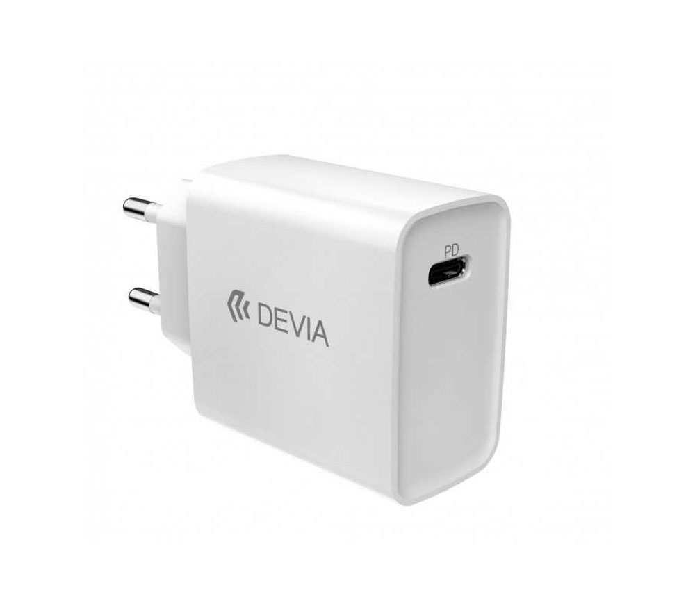 Зарядное устройство Devia Smart Series PD Quick Charger Type-C 18W, белый