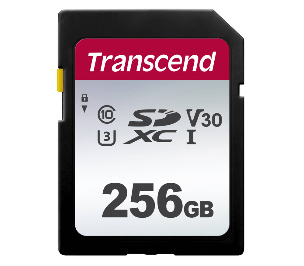   Transcend SDXC 256GB 300S UHS-I Class U3 V30 (TS256GSDC300S)