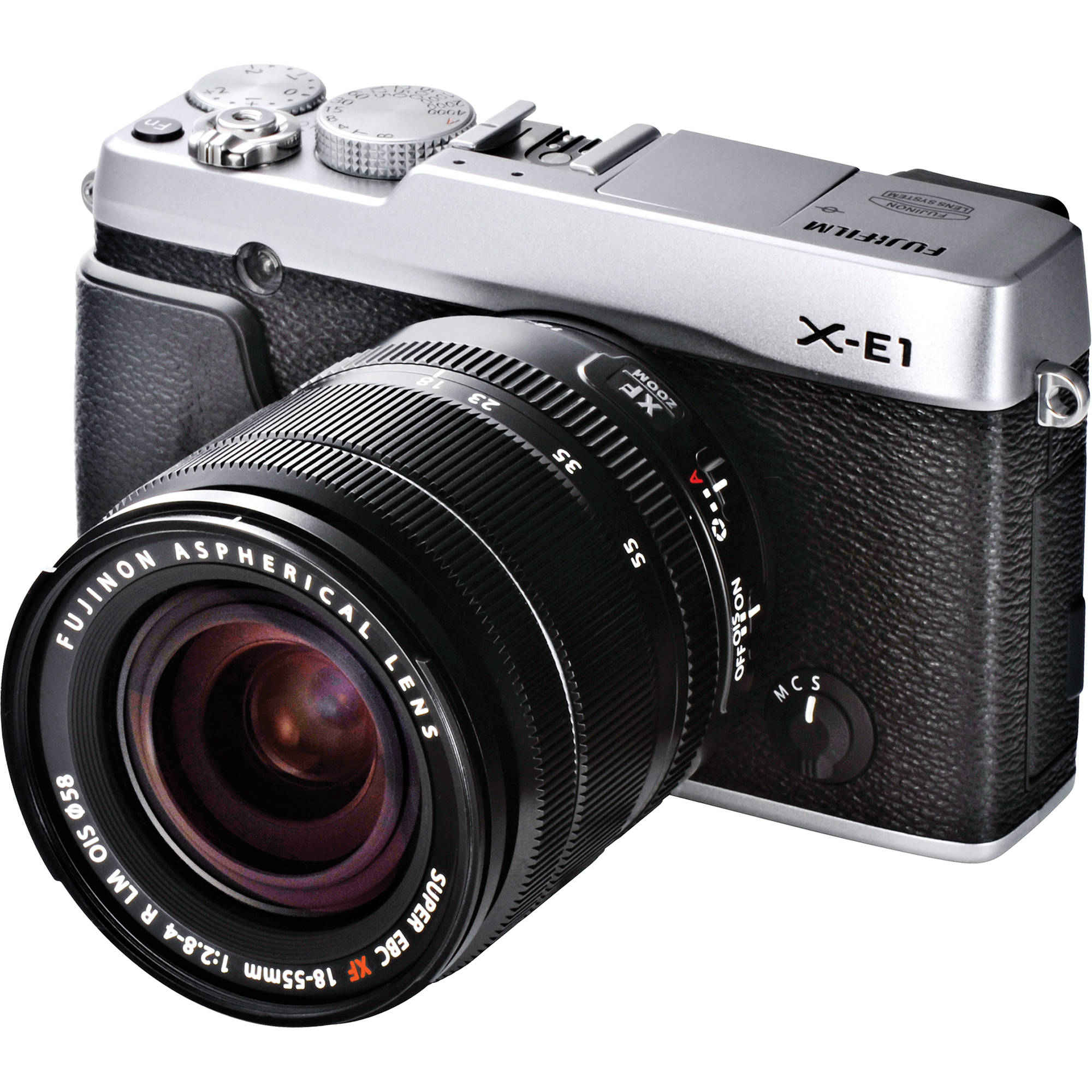Беззеркальный фотоаппарат Fujifilm X-E1 + 18-55 Silver kit
