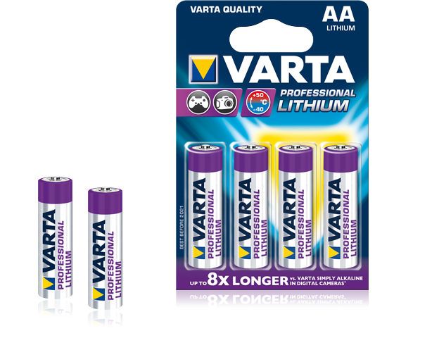 Батарейки Varta AA Professional Lithium (4 шт.)
