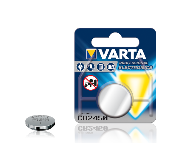 Батарейка Varta CR2450 3V, 1 шт.