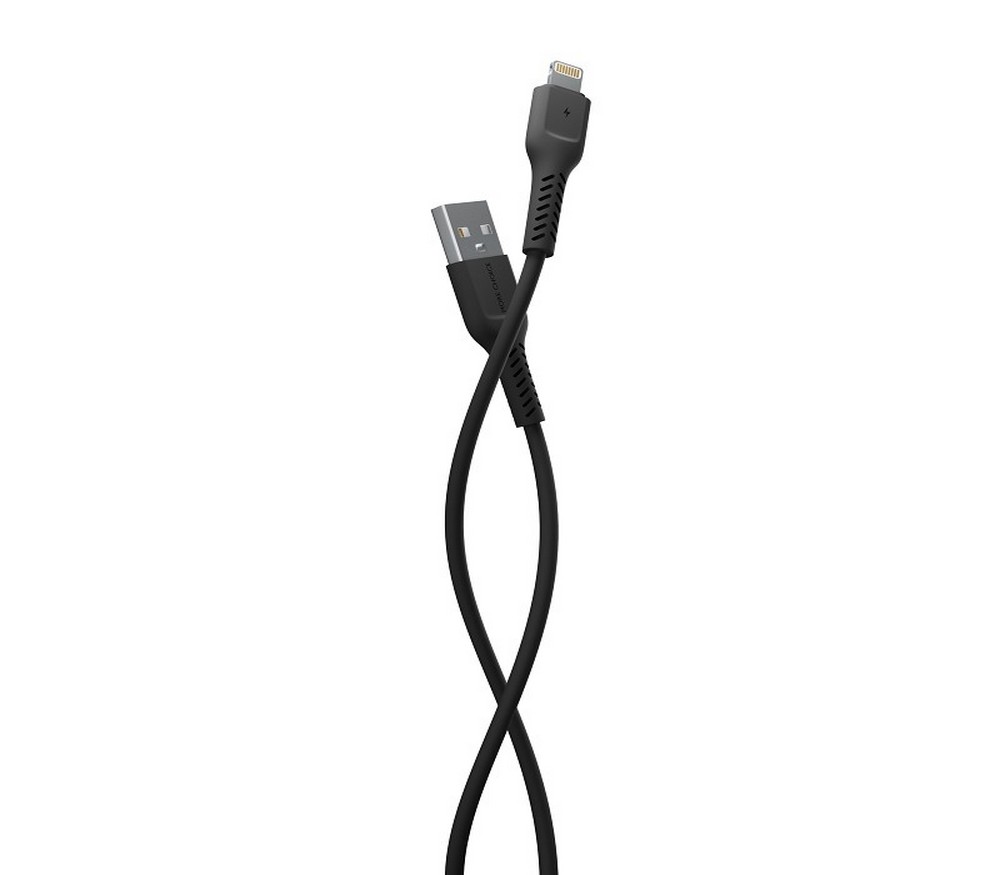 Кабель More Choice K16i USB 2.0A для Apple 8-pin 1м (Black)